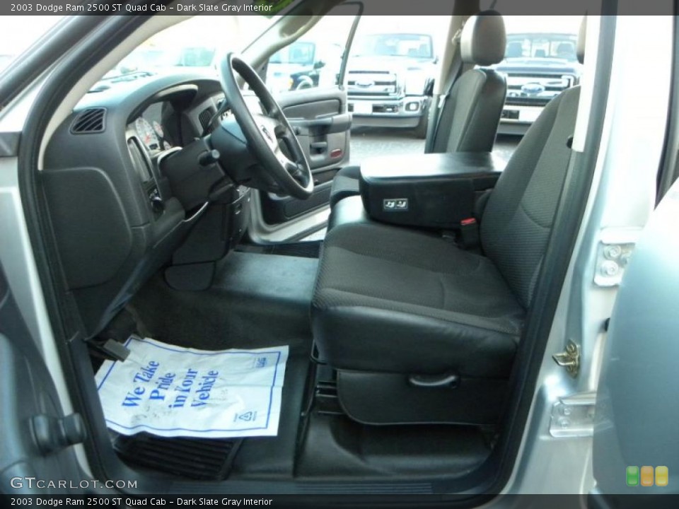 Dark Slate Gray Interior Photo for the 2003 Dodge Ram 2500 ST Quad Cab #40837709