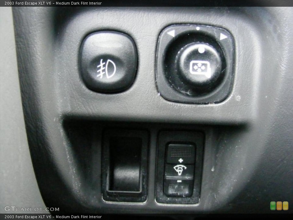 Medium Dark Flint Interior Controls for the 2003 Ford Escape XLT V6 #40838097