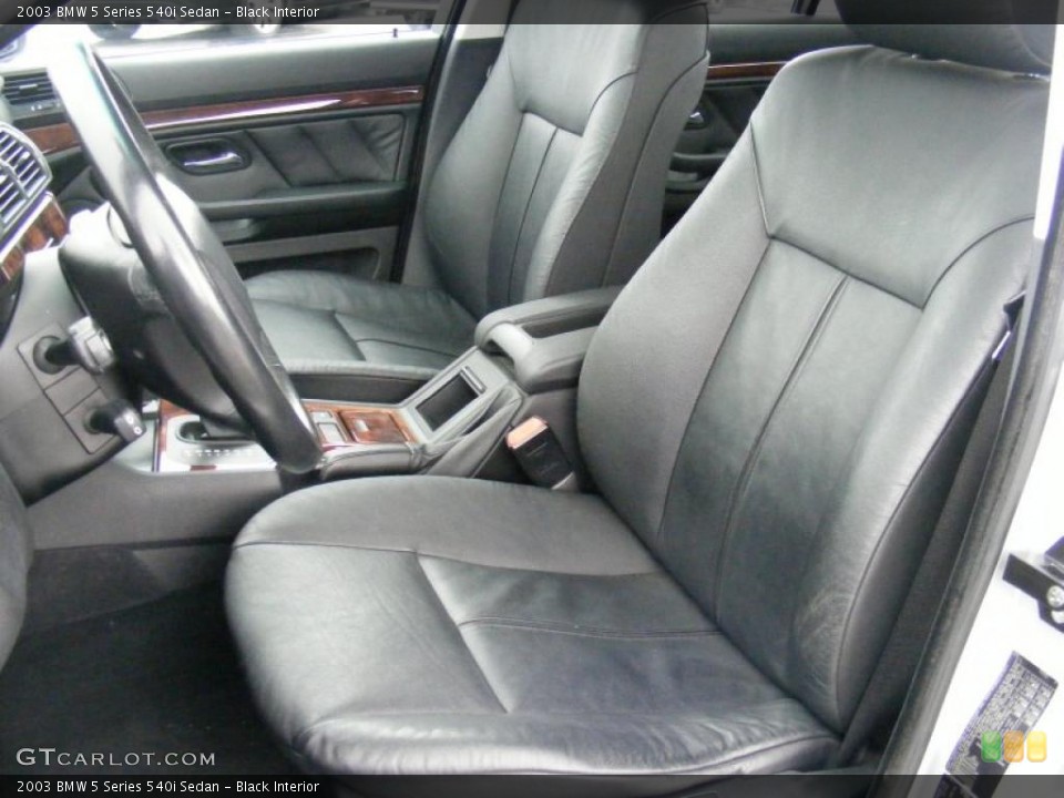 Black Interior Photo for the 2003 BMW 5 Series 540i Sedan #40840417