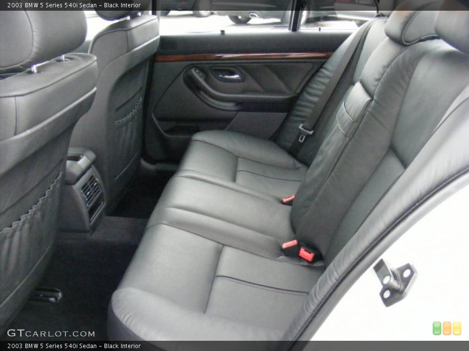 Black Interior Photo for the 2003 BMW 5 Series 540i Sedan #40840445