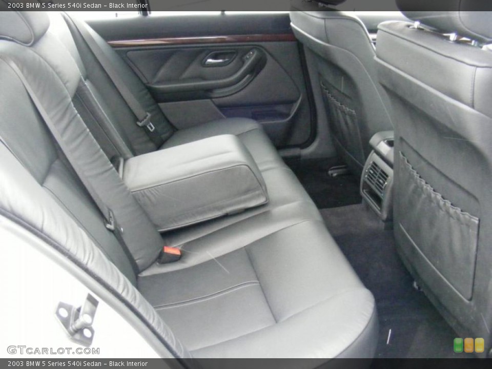 Black Interior Photo for the 2003 BMW 5 Series 540i Sedan #40840461
