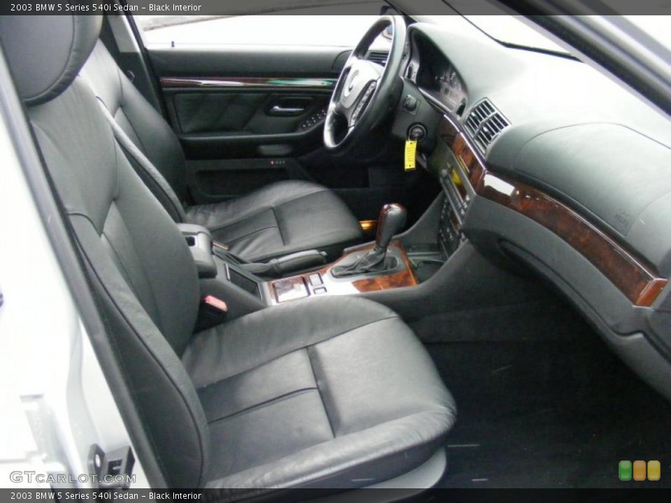 Black Interior Photo for the 2003 BMW 5 Series 540i Sedan #40840477