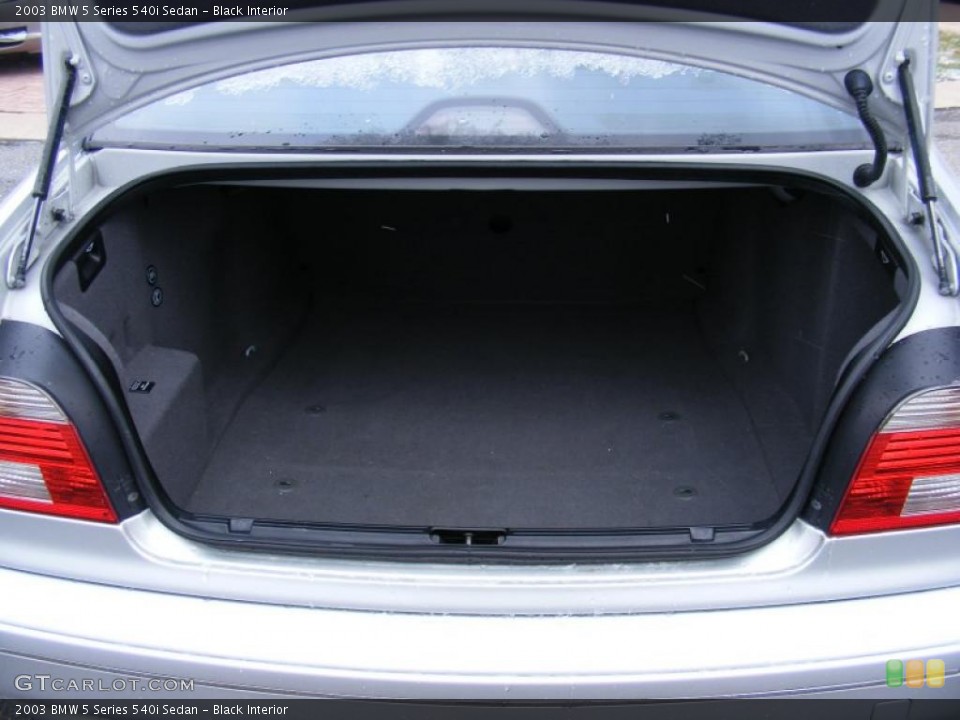 Black Interior Trunk for the 2003 BMW 5 Series 540i Sedan #40840681