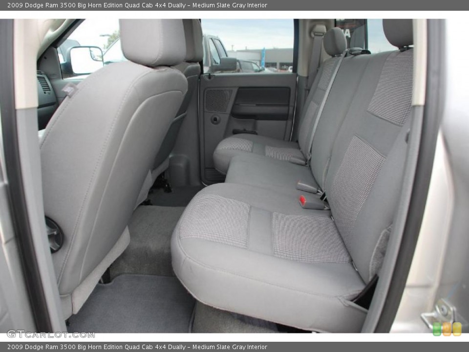 Medium Slate Gray Interior Photo for the 2009 Dodge Ram 3500 Big Horn Edition Quad Cab 4x4 Dually #40840899