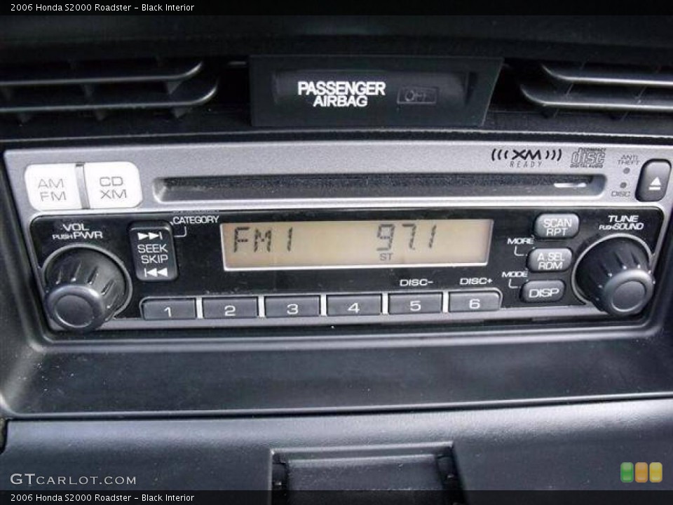 Black Interior Controls for the 2006 Honda S2000 Roadster #40844105