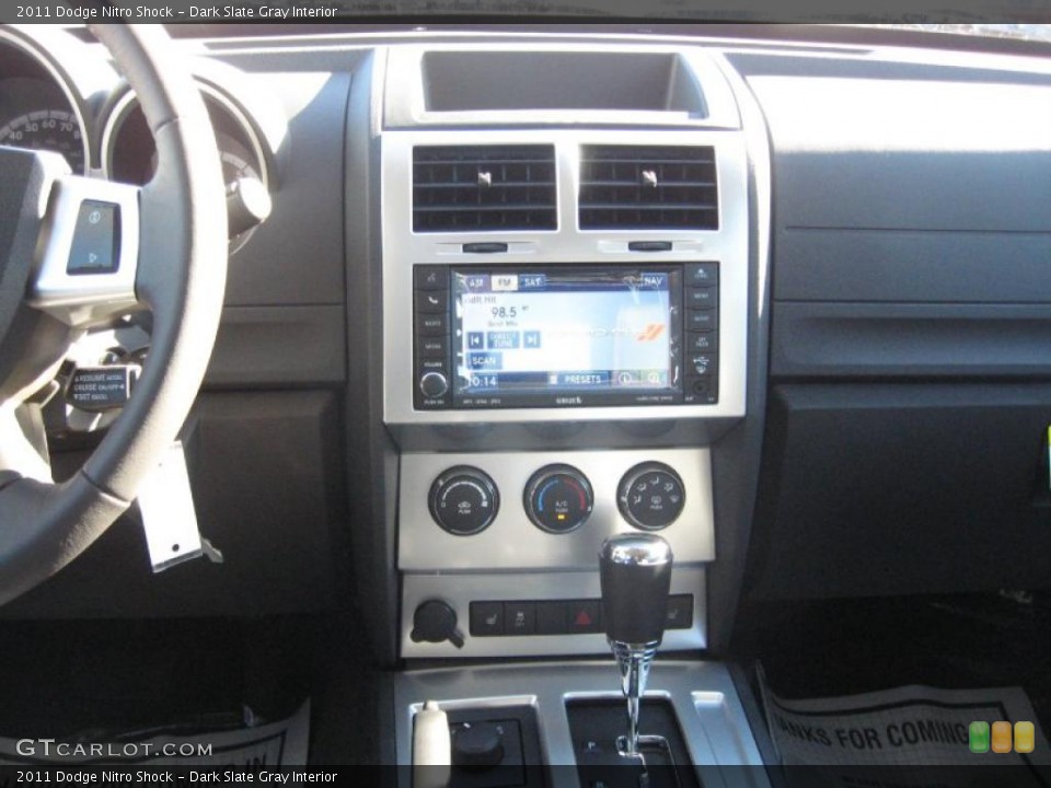 Dark Slate Gray Interior Controls for the 2011 Dodge Nitro Shock #40844345