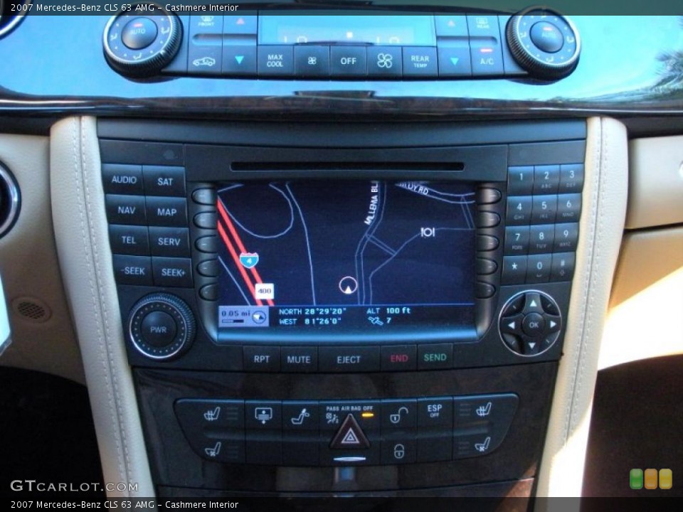 Cashmere Interior Navigation for the 2007 Mercedes-Benz CLS 63 AMG #40845833