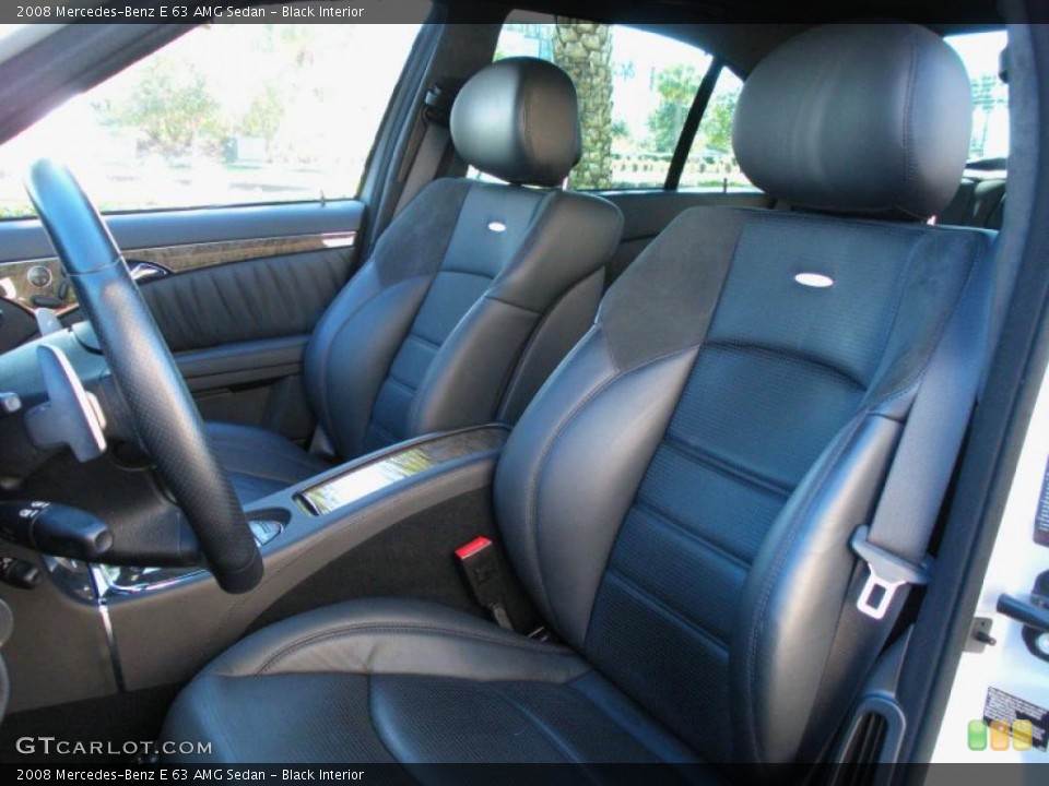 Black Interior Photo for the 2008 Mercedes-Benz E 63 AMG Sedan #40846017