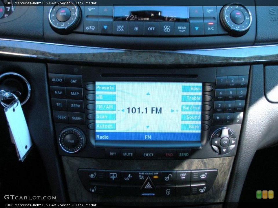 Black Interior Navigation for the 2008 Mercedes-Benz E 63 AMG Sedan #40846141