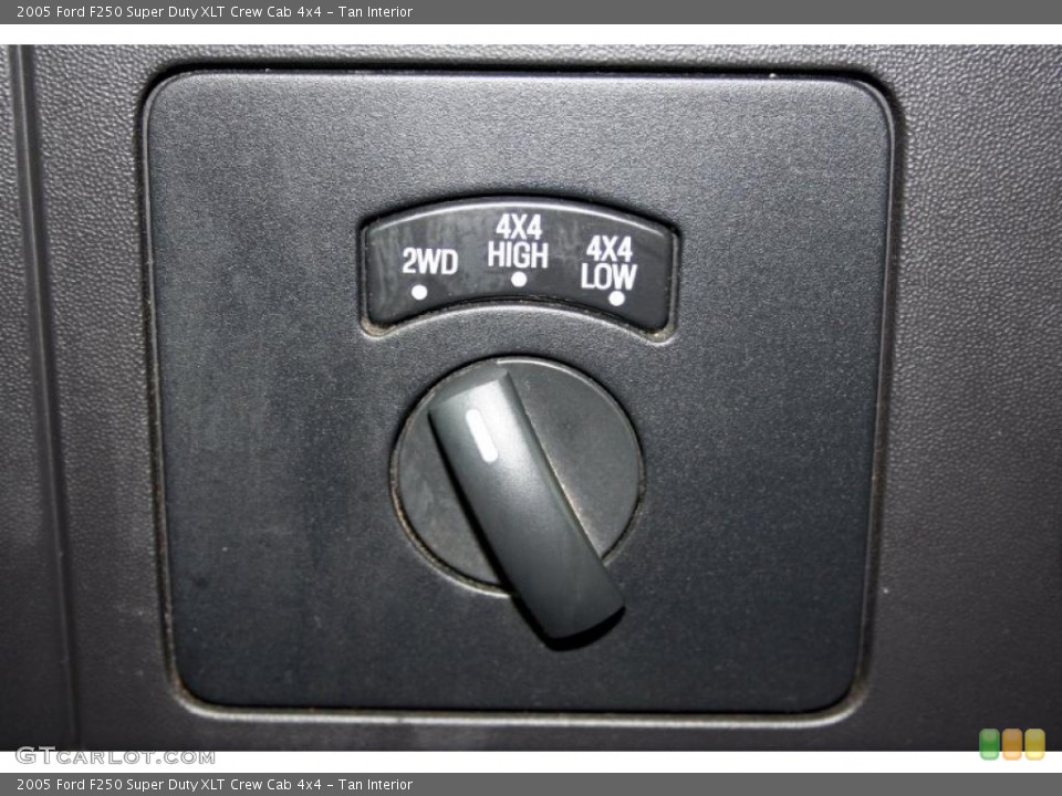 Tan Interior Controls for the 2005 Ford F250 Super Duty XLT Crew Cab 4x4 #40846925