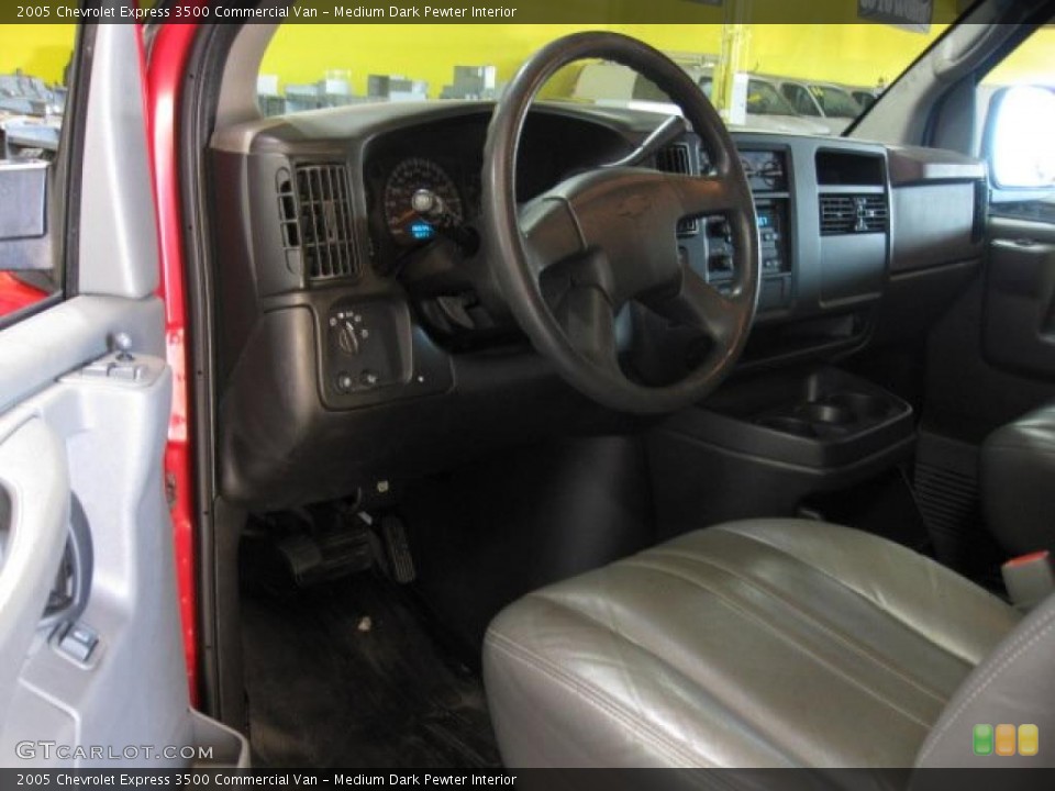 Medium Dark Pewter Interior Photo for the 2005 Chevrolet Express 3500 Commercial Van #40847045