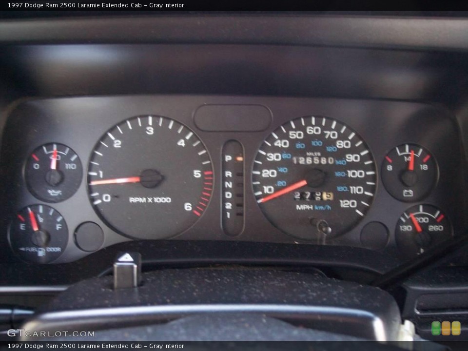 Gray Interior Gauges for the 1997 Dodge Ram 2500 Laramie Extended Cab #40848133