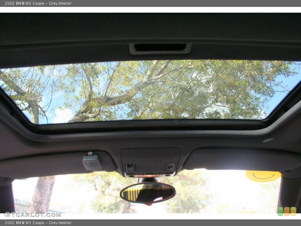 Grey Interior Sunroof for the 2002 BMW M3 Coupe #40849013