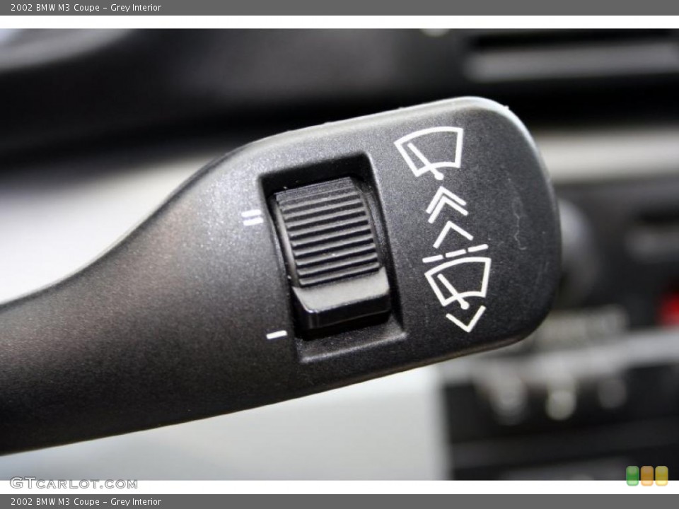 Grey Interior Controls for the 2002 BMW M3 Coupe #40849201