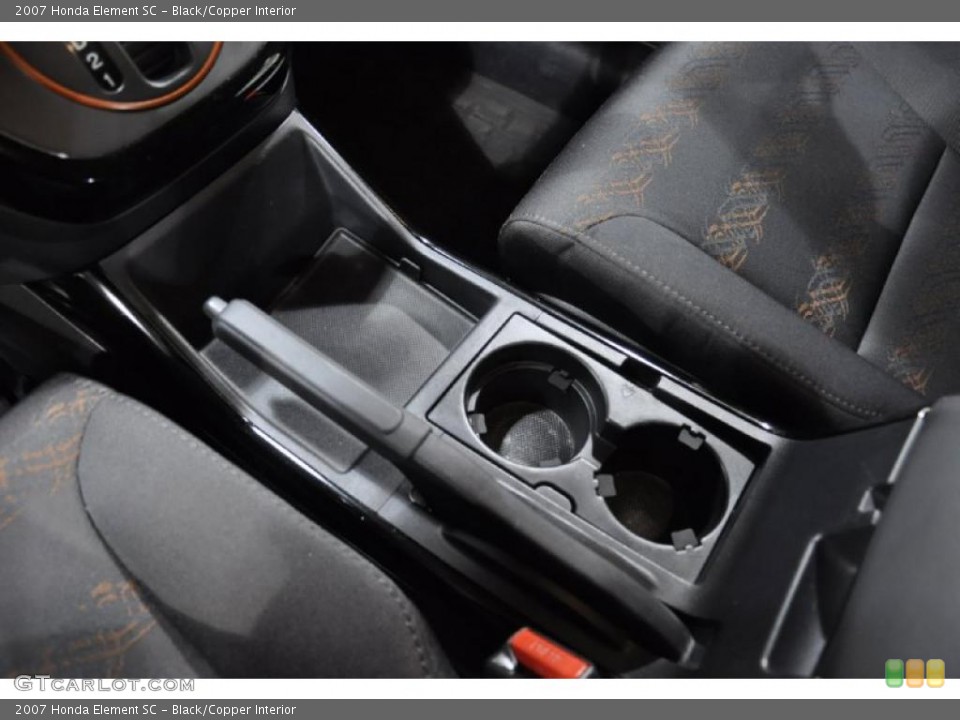Black/Copper Interior Photo for the 2007 Honda Element SC #40852381