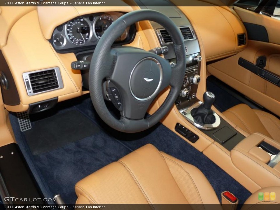 Sahara Tan Interior Prime Interior for the 2011 Aston Martin V8 Vantage Coupe #40852553