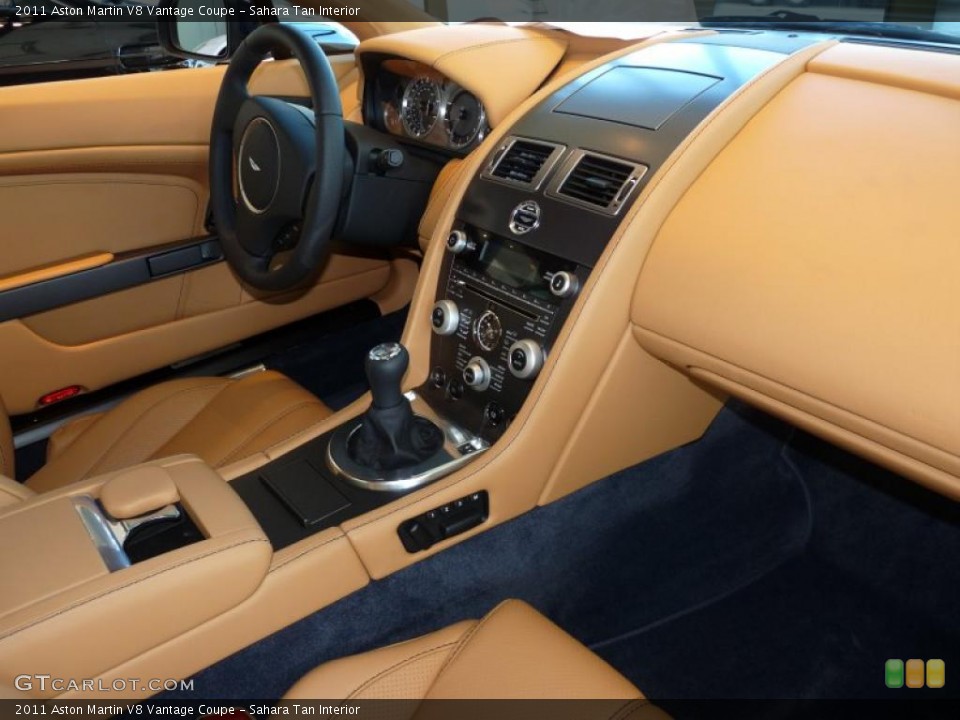 Sahara Tan Interior Dashboard for the 2011 Aston Martin V8 Vantage Coupe #40852609