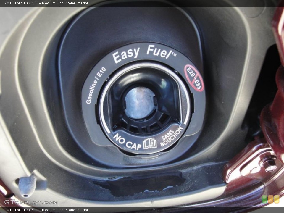 Medium Light Stone Interior Controls for the 2011 Ford Flex SEL #40852613