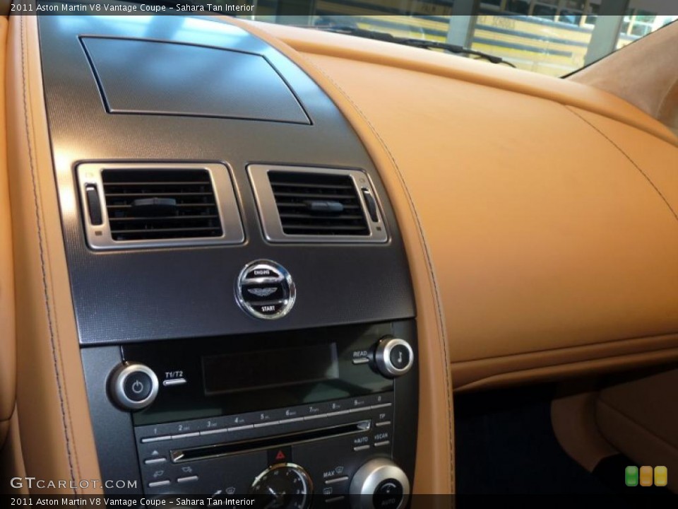 Sahara Tan Interior Controls for the 2011 Aston Martin V8 Vantage Coupe #40852633