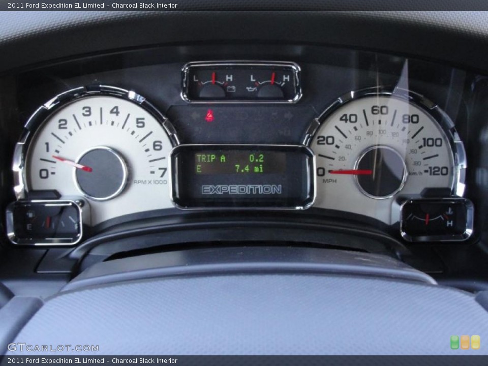 Charcoal Black Interior Gauges for the 2011 Ford Expedition EL Limited #40853513