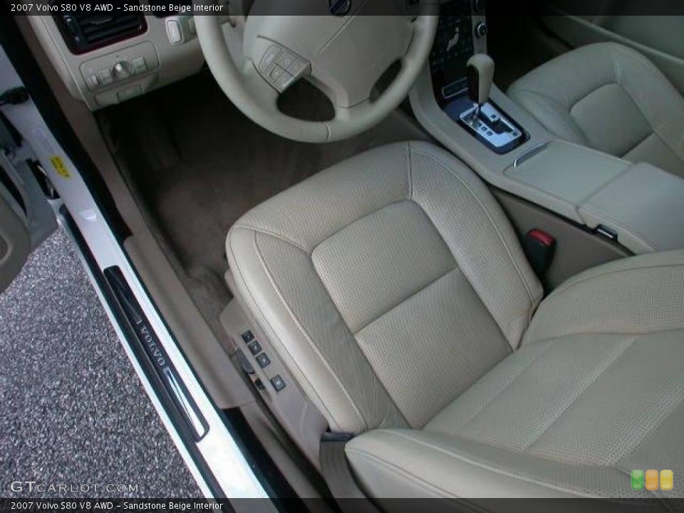 Sandstone Beige Interior Photo for the 2007 Volvo S80 V8 AWD #40854057