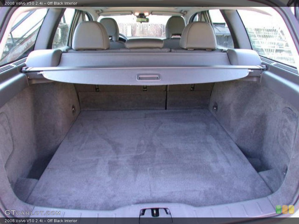 Off Black Interior Trunk for the 2008 Volvo V50 2.4i #40854925