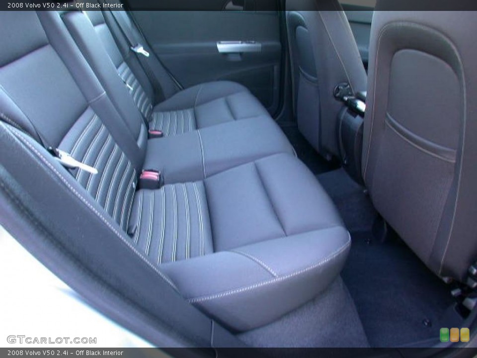 Off Black Interior Photo for the 2008 Volvo V50 2.4i #40854937