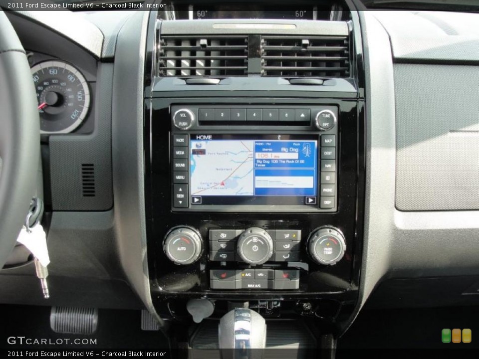 Charcoal Black Interior Navigation for the 2011 Ford Escape Limited V6 #40856293