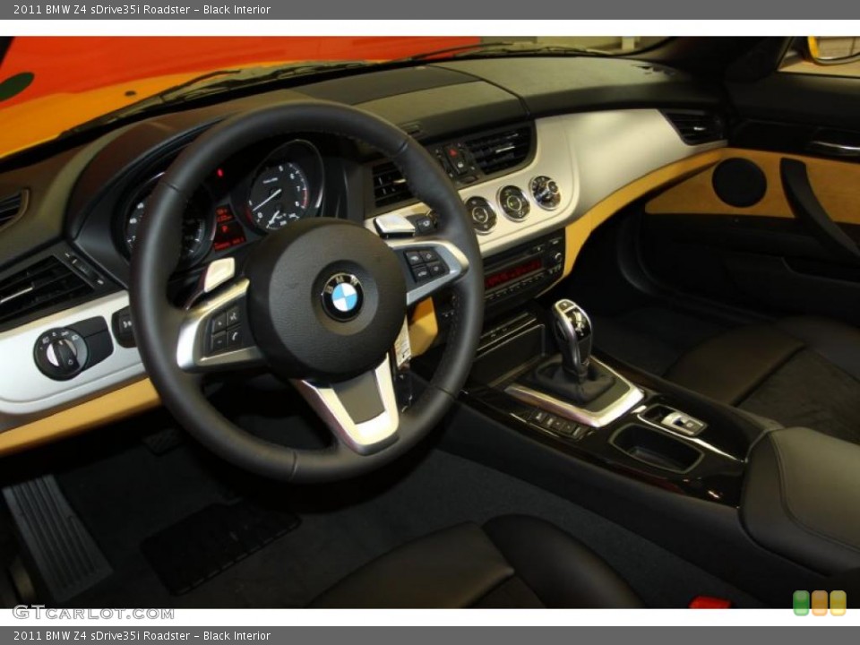 Black Interior Prime Interior for the 2011 BMW Z4 sDrive35i Roadster #40856669