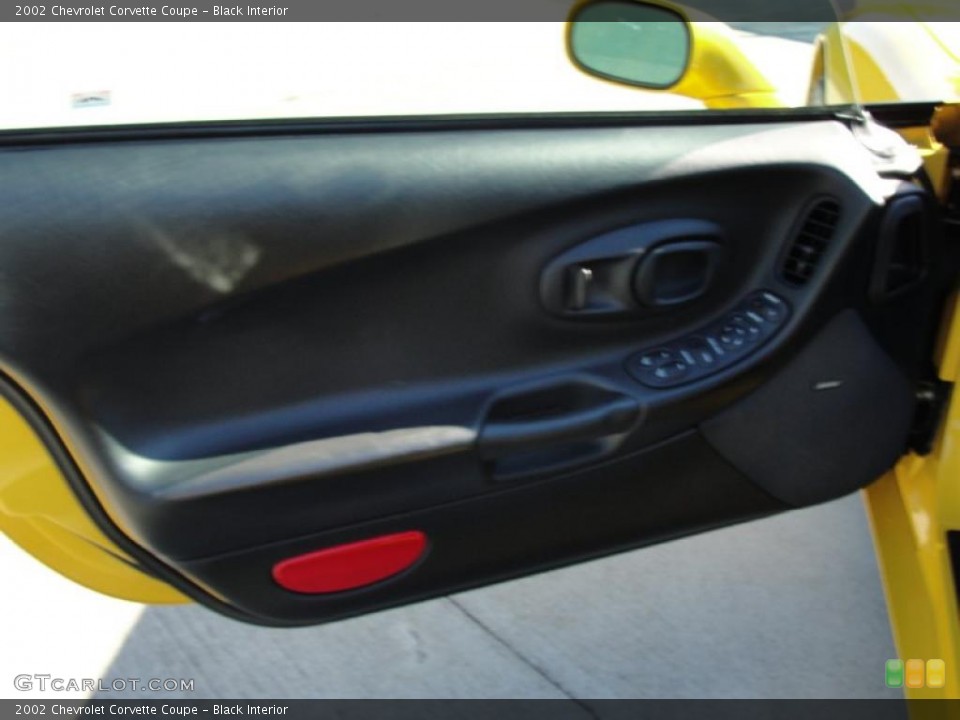 Black Interior Door Panel for the 2002 Chevrolet Corvette Coupe #40856737