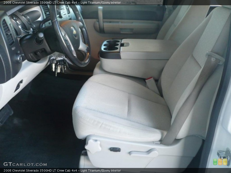 Light Titanium/Ebony Interior Photo for the 2008 Chevrolet Silverado 3500HD LT Crew Cab 4x4 #40858445