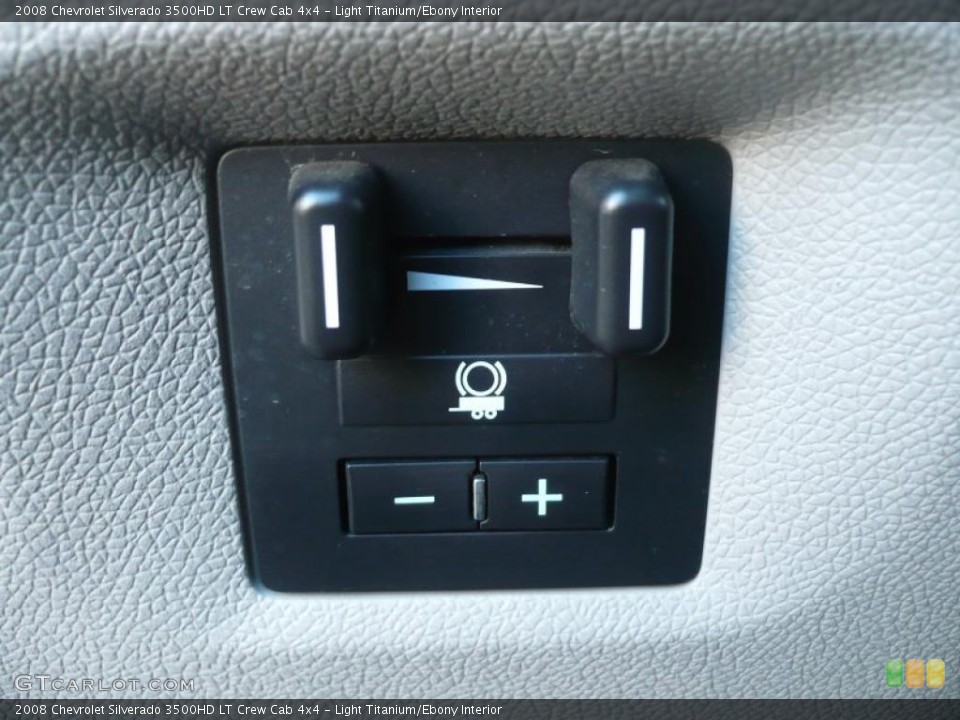 Light Titanium/Ebony Interior Controls for the 2008 Chevrolet Silverado 3500HD LT Crew Cab 4x4 #40858621