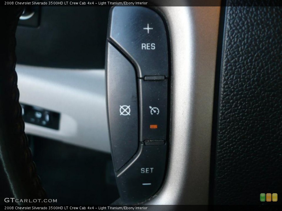 Light Titanium/Ebony Interior Controls for the 2008 Chevrolet Silverado 3500HD LT Crew Cab 4x4 #40858645