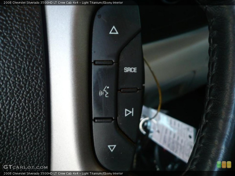 Light Titanium/Ebony Interior Controls for the 2008 Chevrolet Silverado 3500HD LT Crew Cab 4x4 #40858657