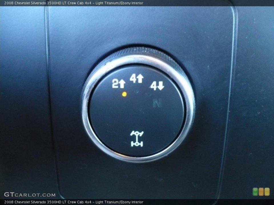 Light Titanium/Ebony Interior Controls for the 2008 Chevrolet Silverado 3500HD LT Crew Cab 4x4 #40858681