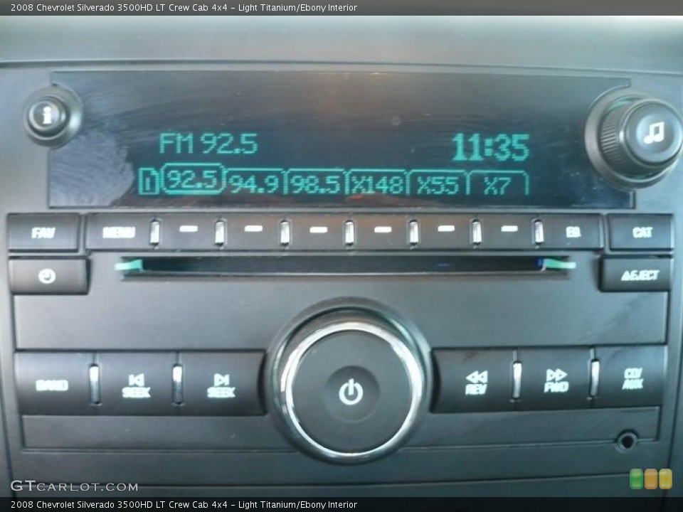 Light Titanium/Ebony Interior Controls for the 2008 Chevrolet Silverado 3500HD LT Crew Cab 4x4 #40858693