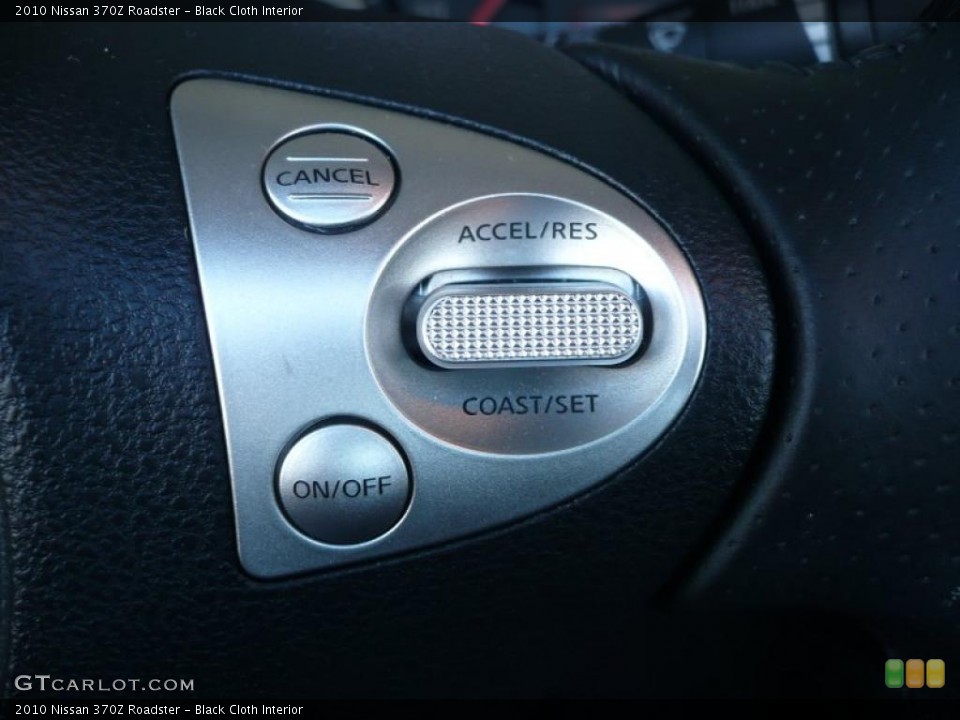 Black Cloth Interior Controls for the 2010 Nissan 370Z Roadster #40860157