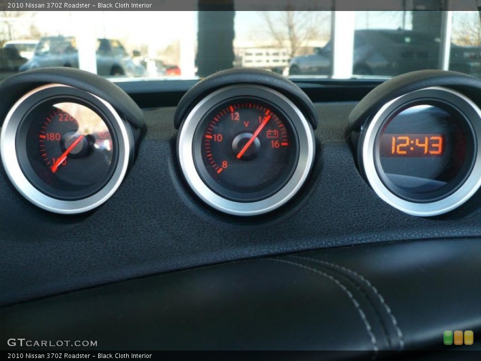 Black Cloth Interior Gauges for the 2010 Nissan 370Z Roadster #40860225