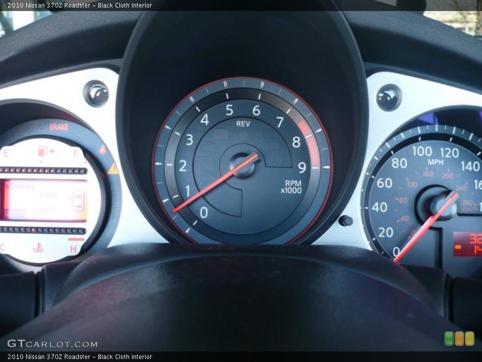 Black Cloth Interior Gauges for the 2010 Nissan 370Z Roadster #40860237