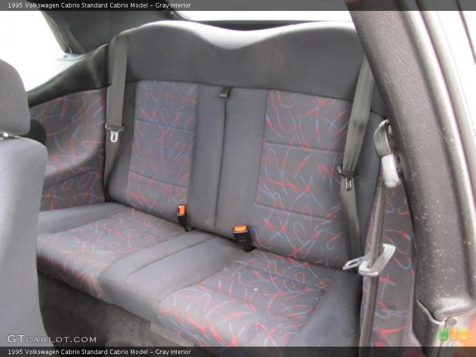 Gray 1995 Volkswagen Cabrio Interiors