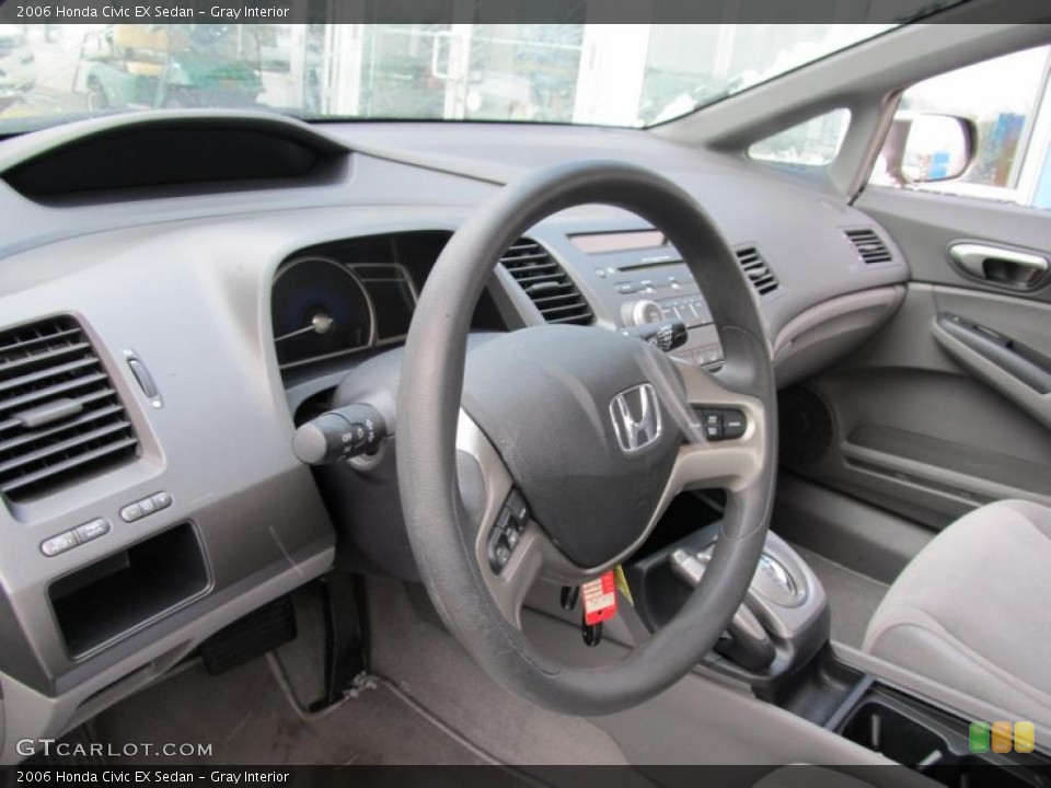 Gray Interior Photo for the 2006 Honda Civic EX Sedan #40863093