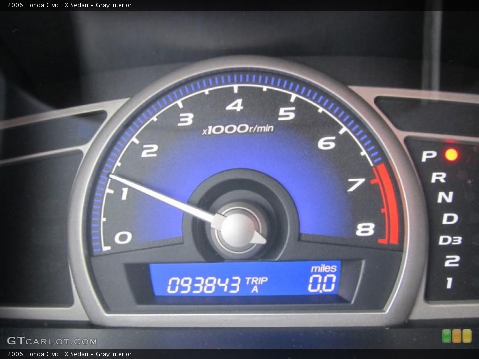 Gray Interior Gauges for the 2006 Honda Civic EX Sedan #40863213