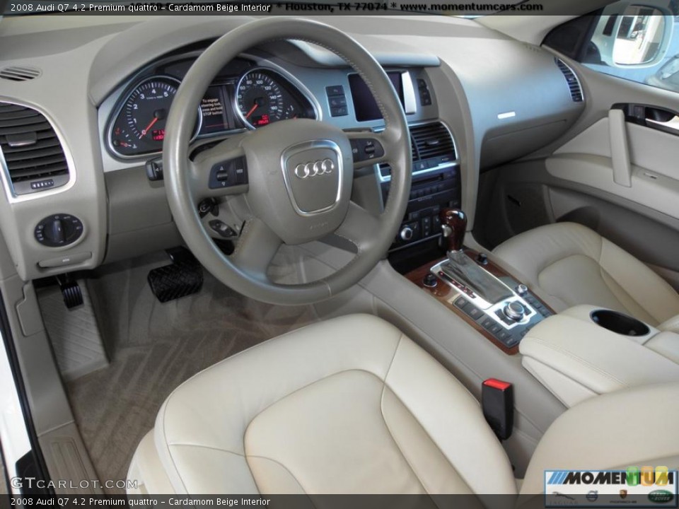Cardamom Beige Interior Prime Interior for the 2008 Audi Q7 4.2 Premium quattro #40863677