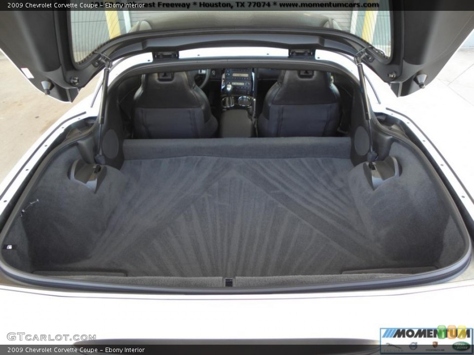Ebony Interior Trunk for the 2009 Chevrolet Corvette Coupe #40865781
