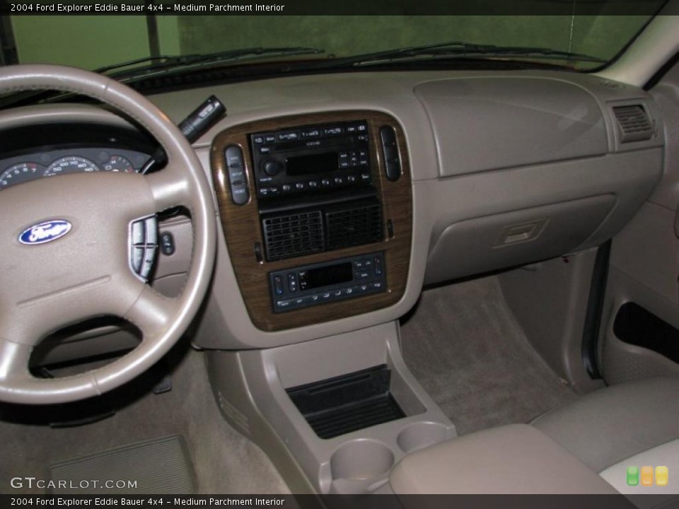 Medium Parchment Interior Dashboard for the 2004 Ford Explorer Eddie Bauer 4x4 #40867002