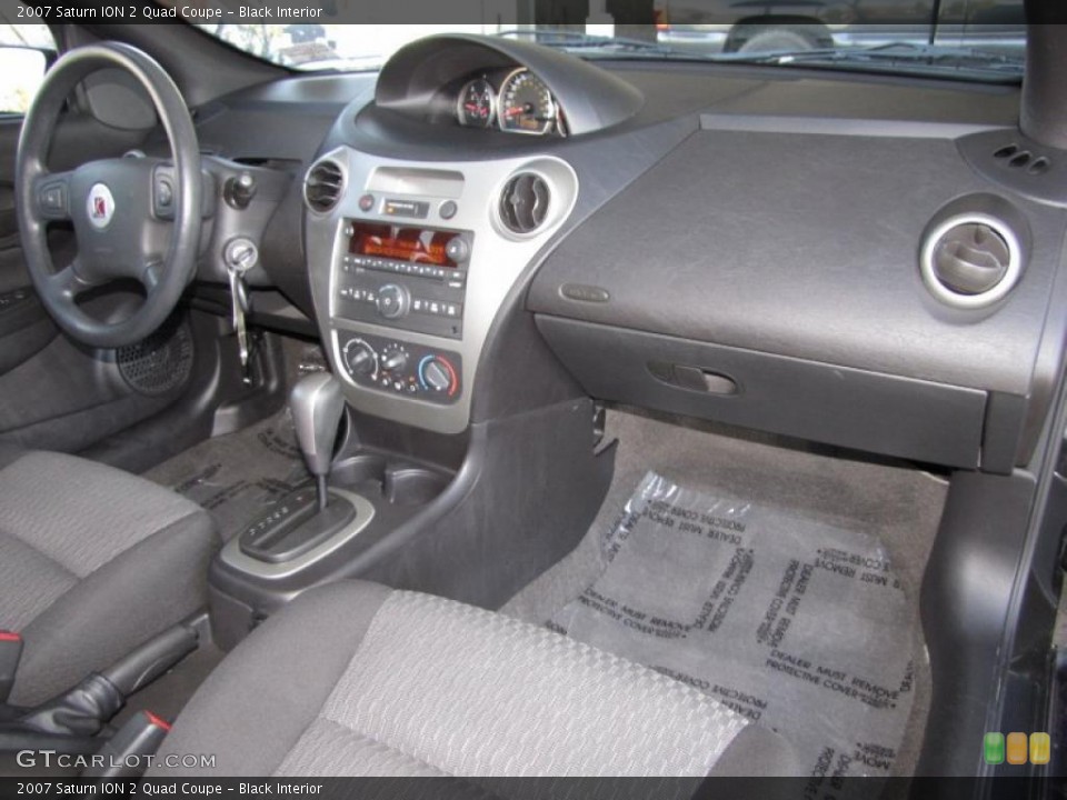 Black Interior Dashboard for the 2007 Saturn ION 2 Quad Coupe #40867359
