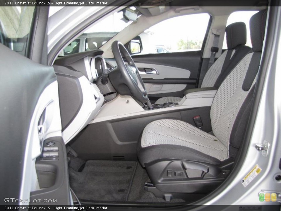 Light Titanium/Jet Black Interior Photo for the 2011 Chevrolet Equinox LS #40867467