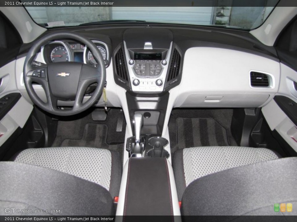 Light Titanium/Jet Black Interior Dashboard for the 2011 Chevrolet Equinox LS #40867503