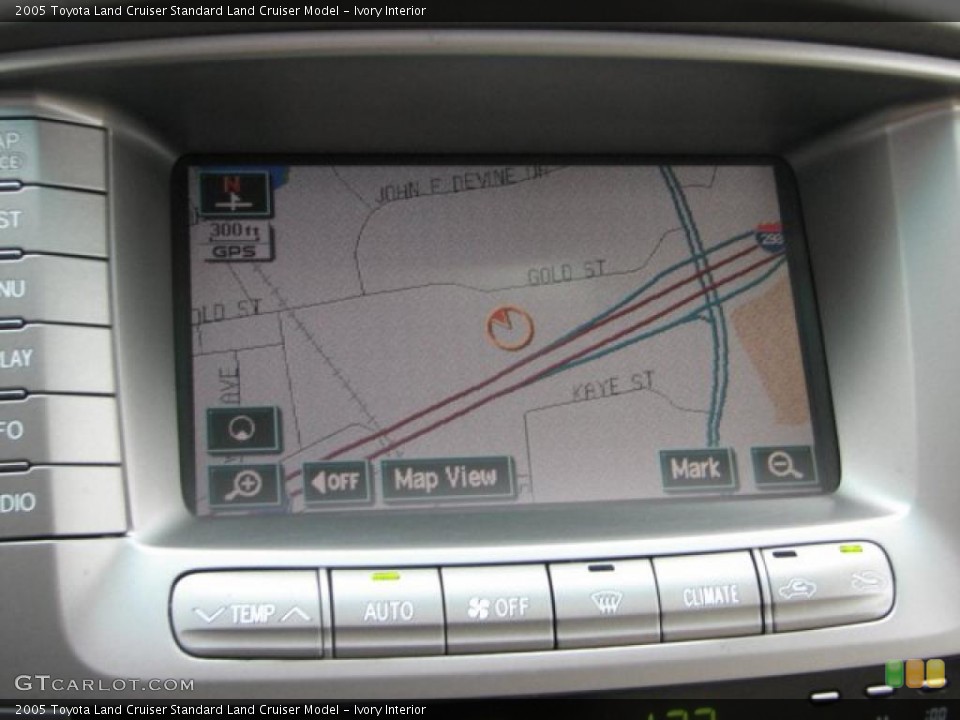 Ivory Interior Navigation for the 2005 Toyota Land Cruiser  #40868940