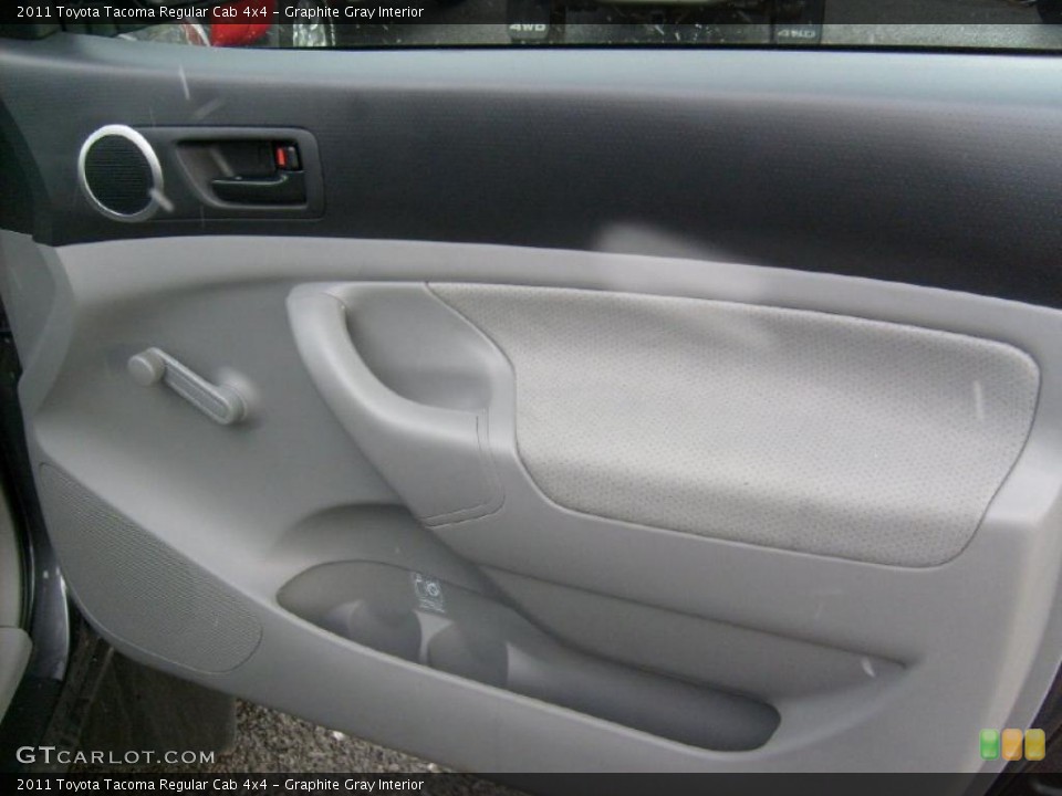 Graphite Gray Interior Door Panel for the 2011 Toyota Tacoma Regular Cab 4x4 #40871730